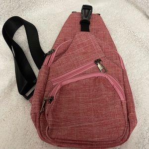 NuPouch Anti-Theft Daypack-Rose Day-Large. Excellent Used Condition